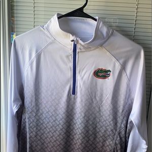 Long sleeve quarter zip gator shirt